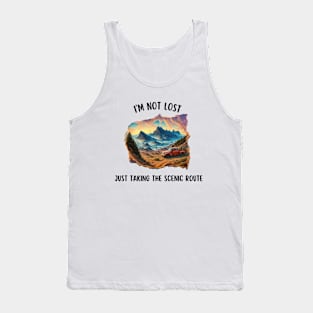 Truck Trucking Road Agriculture Vintage Retro Tank Top